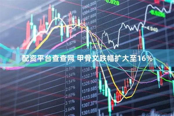 配资平台查查网 甲骨文跌幅扩大至16%